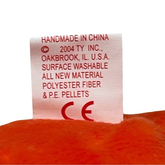 TY Beanie Babies I LOVE CALIFORNIA Orange Bear w/ Original Tags 2004 Baby - Picture 7 of 7